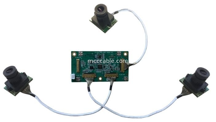Micro Coax LI-JXAV-MIPI-ADPT-4CAM κάμερα και καλώδιο σχεδιασμού κάμερας FAW-1233-02 OEM/ODM