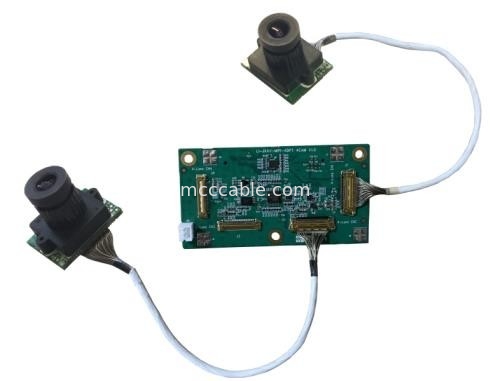 Micro Coax LI-JXAV-MIPI-ADPT-4CAM κάμερα και καλώδιο σχεδιασμού κάμερας FAW-1233-02 OEM/ODM
