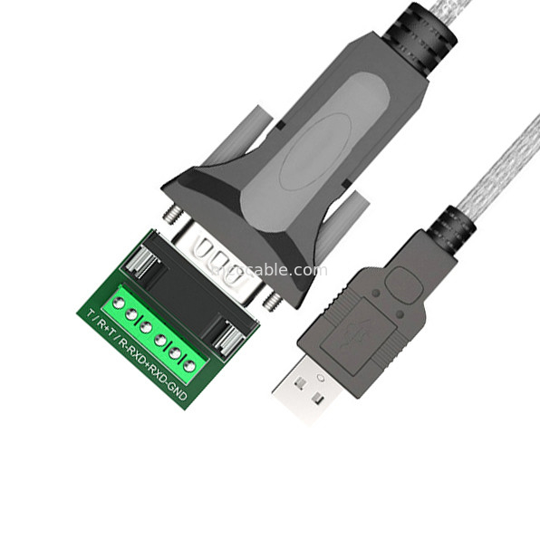 USB-A προς RS485 Serial Port DB9 Industrial Digital Signal Cable, υποστήριξη διαφορετικής προσαρμογής διεπαφής