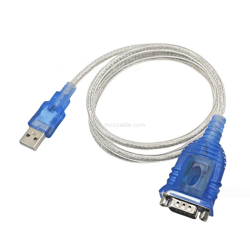 PL2303GT USB προς κατά σειρά καλώδιο USB-A προς DB-9P Διασύνδεσμος συνδετήρα, RS232-340 κατά σειρά πρωτόκολλο, υποστηρίζει προσαρμοσμένο μήκος καλωδίου
