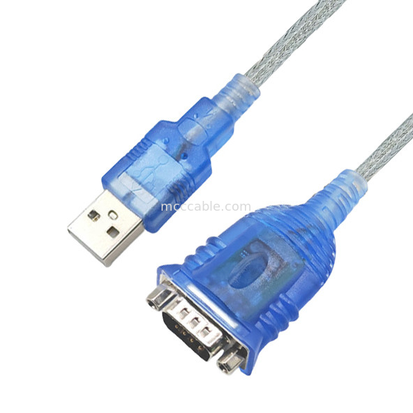PL2303GT USB προς κατά σειρά καλώδιο USB-A προς DB-9P Διασύνδεσμος συνδετήρα, RS232-340 κατά σειρά πρωτόκολλο, υποστηρίζει προσαρμοσμένο μήκος καλωδίου