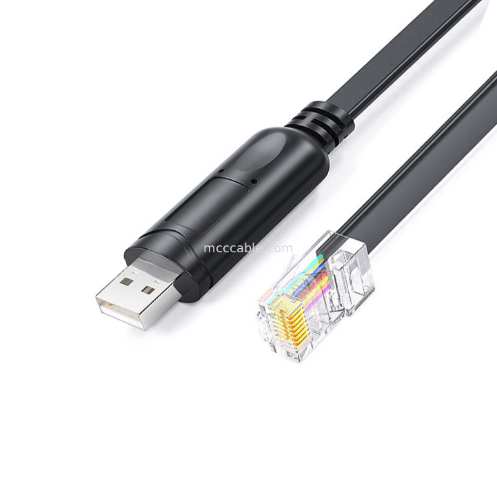 USB-A προς RS485 RJ45 Σειριακό καλώδιο 8P8C συμβατό με RS485 Διαμόρφωση επικοινωνίας Γραμμή εντοπισμού λάθους