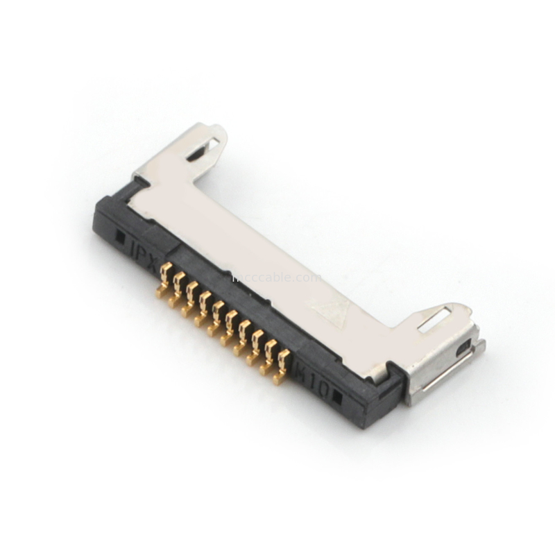 20345-010T-32R 20347-310T-12R 0,5 mm κλίμακα, οριζόντιο σύνδεσμο τύπου μικροσυμπεριβαλλοντικού συνδέσμου
