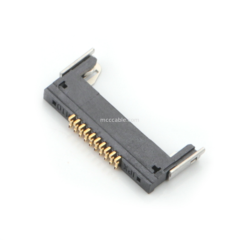 20345-010T-32R 20347-310T-12R 0,5 mm κλίμακα, οριζόντιο σύνδεσμο τύπου μικροσυμπεριβαλλοντικού συνδέσμου