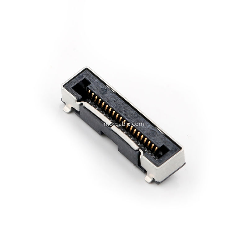 Honda LVC-D20SFYG PC-side 0.5 mm Pitch SMT Type Connector για μονό / επίπεδα υπερ- λεπτά κοιαξιακά καλώδια