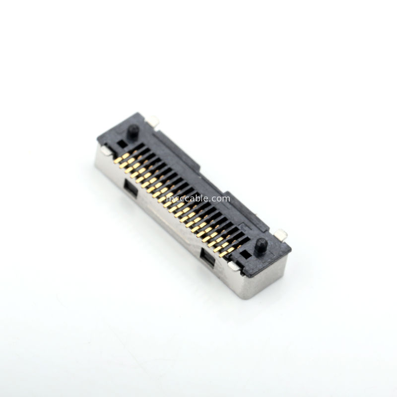 Honda LVC-D20SFYG PC-side 0.5 mm Pitch SMT Type Connector για μονό / επίπεδα υπερ- λεπτά κοιαξιακά καλώδια