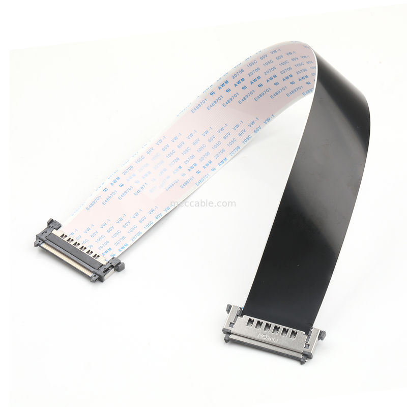 RE51 CONNGolden Pins UP FPC FFC καλώδιο 51Pin 0,5mm κλίση Ευέλικτο επίπεδο καλώδιο μήκους 300mm