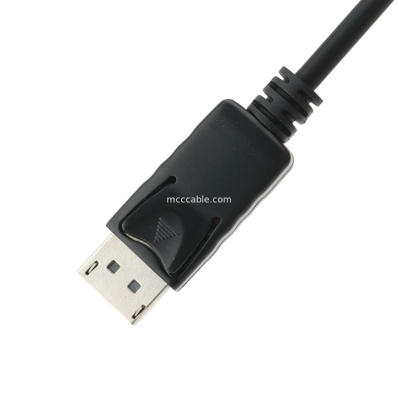 DP αρσενικό σε HDMI θηλυκό προσαρμογέα HD βιομηχανική μετάδοση σήματος, υποστήριξη 4K 8K