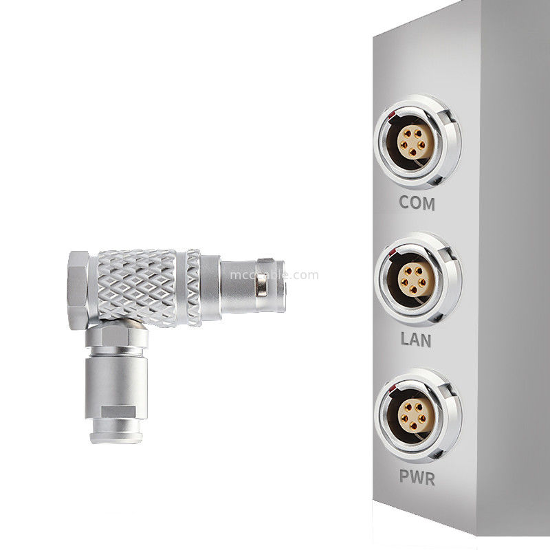 Βιομηχανικός σύνδεσμος ελέγχου σειράς Β T3 5Pin 90° δεξιά γωνία κυκλικός σύνδεσμος