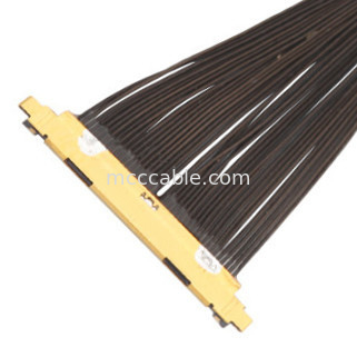 40P UL11130 46AWG Συγκρότημα μικροεξαγωγικών καλωδίων 20531-040t-02 IDC Forming OEM/ODM
