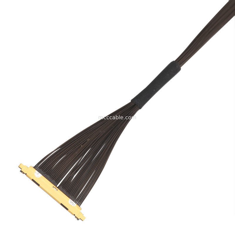 40P UL11130 46AWG Συγκρότημα μικροεξαγωγικών καλωδίων 20531-040t-02 IDC Forming OEM/ODM