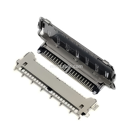 lvds οι τύποι 40 συνδετήρων καρφώνουν lvds το συνδετήρα 20977-040T 040E 01 οριζόντιος μικροϋπολογιστής-ομοαξονικός συνδετήρας τύπων ζευγαρώματος