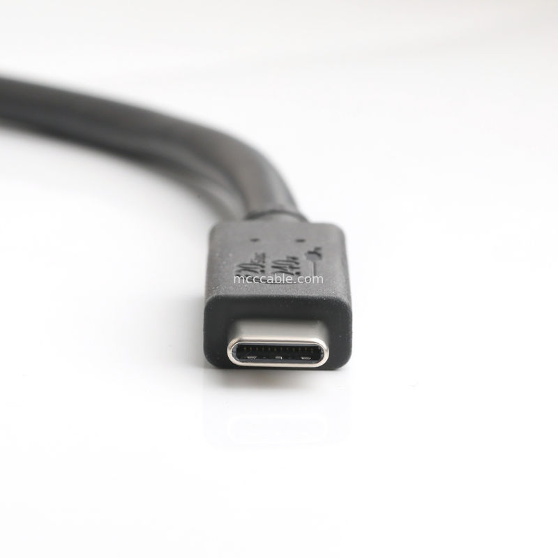 Καλώδια USB4 8K 240W 20Gbps Καλώδιο USB4 βιομηχανικής κλάσης υπερ-υψηλό ρυθμό μετάδοσης υπερ-γρήγορη φόρτιση