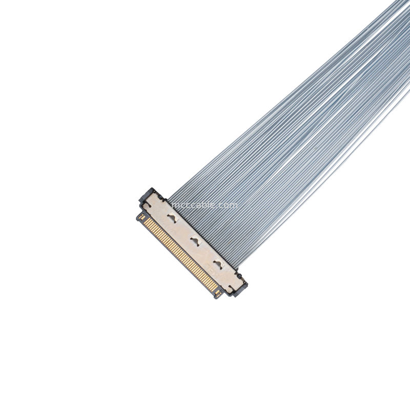 KEL XSL20-48S 0,25mm Pitch Micro-Coax καλώδιο, 44AWG PFA προστατευμένο, διπλό άκρο