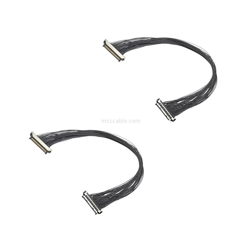 0.4mm Micro Pitch USL20-30SS-017C Micro Coaxial Cable IP67 Καθορισμένο για εγκατάσταση κάμερας σε σκληρό περιβάλλον