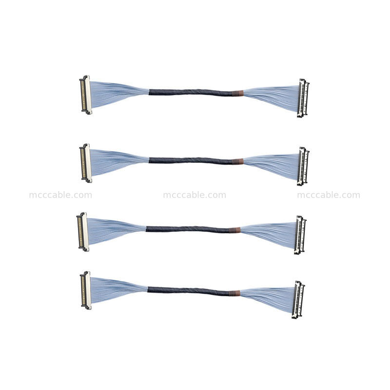 0.4mm USL20-30SS-050C Μικροομοαξονικό Καλώδιο Στρατιωτικού Βαθμού Ανθεκτικό σε Κραδασμούς & Δονήσεις Για Τακτικές Κάμερες