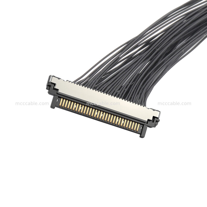 Καλώδιο Micro Coax USL20-30SS-055C 0.4mm Υψηλής Αντοχής 50.000+ Κύκλοι Ζευγοποίησης για Κάμερες Ασφαλείας PTZ