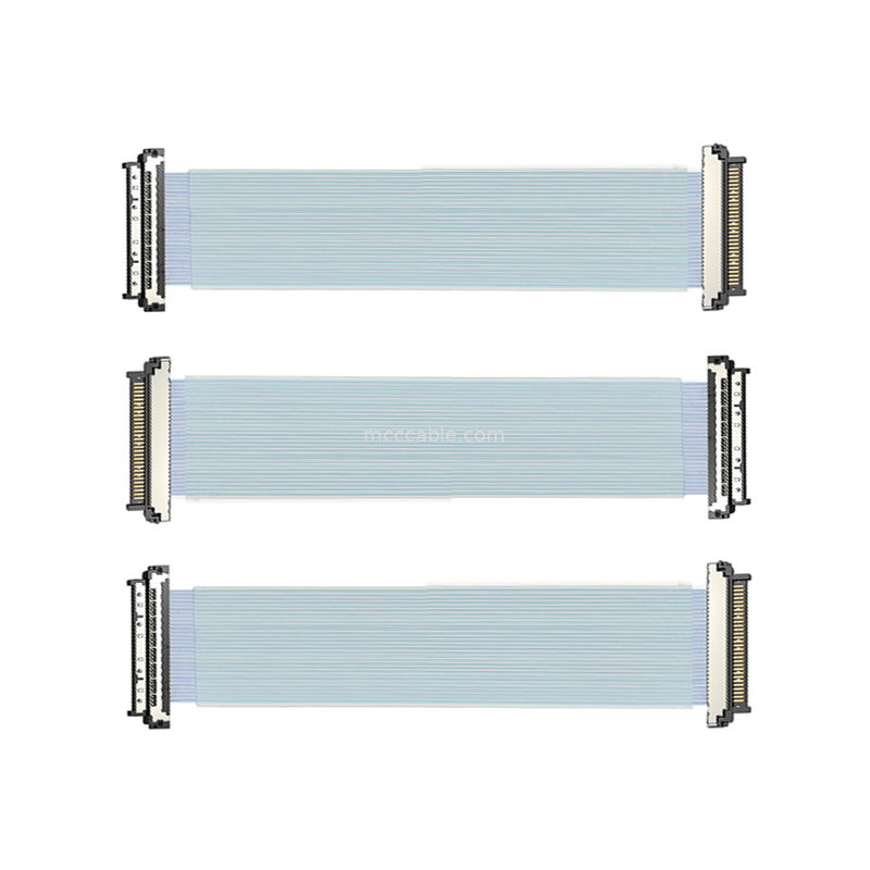 0.4mm USL20-30SS-030BH Micro Coax Ribbon Cable MIL-Spec Συνδέτης σκληρού περιβάλλοντος για αμυντικά drones