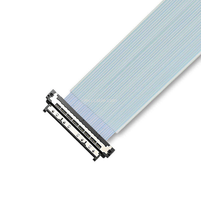 0.4mm USL20-30SS-035BH Micro Coax Ribbon Cable 5G MmWave-Ready για μικρές συνδέσεις κελιών