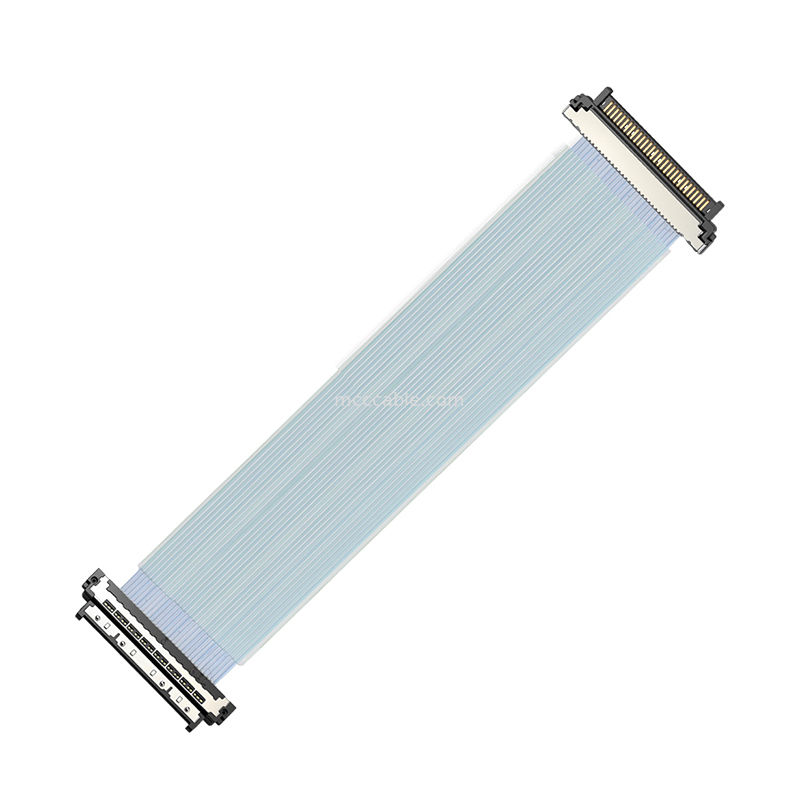 0.4mm USL20-30SS-035BH Micro Coax Ribbon Cable 5G MmWave-Ready για μικρές συνδέσεις κελιών