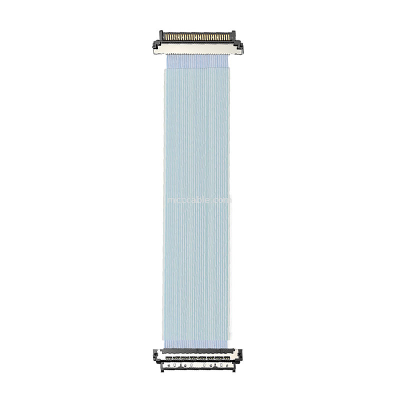 USL20-30SS-045BH 0.4mm Micro Coax Ribbon Cable Χημικά ανθεκτικό για βιομηχανικά συστήματα μηχανικής όρασης