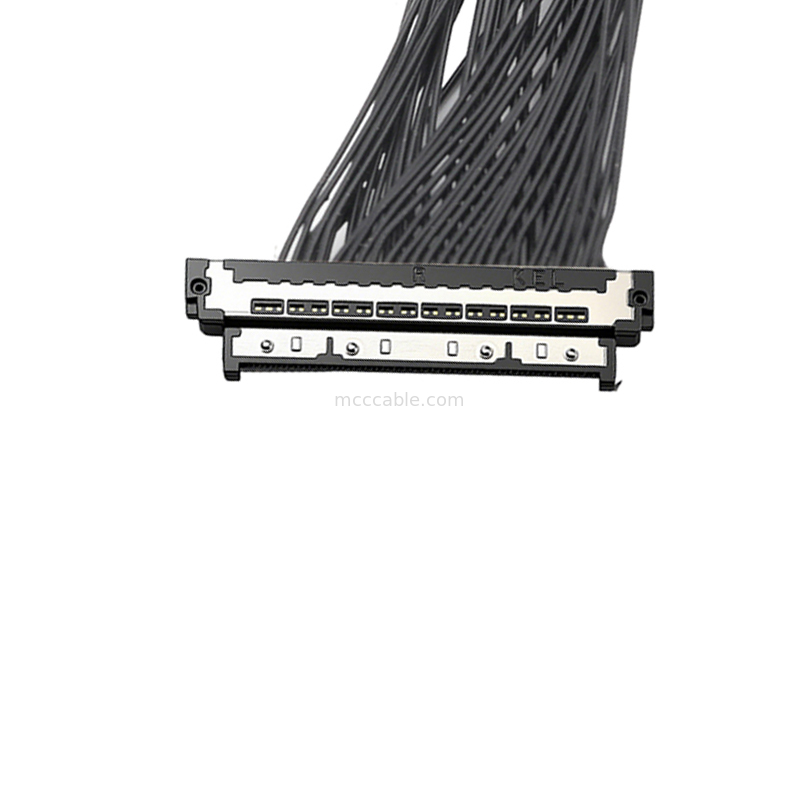 30-Position 0.4mm USL20-30SS-017B Micro Coaxial Cable 10Gbps Σύνδεσμος δεδομένων υψηλής ταχύτητας για κάμερες τεχνητής νοημοσύνης