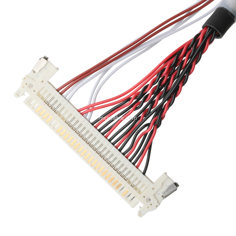 1Συγκρότημα καλωδίων LVDS από 0,0 mm έως 1,25 mm - UL1571 28AWG σύνδεση οθόνης LCD