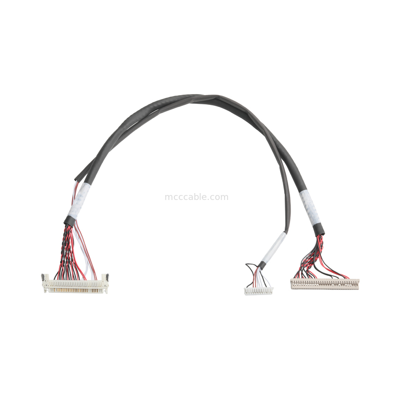 1Συγκρότημα καλωδίων LVDS από 0,0 mm έως 1,25 mm - UL1571 28AWG σύνδεση οθόνης LCD