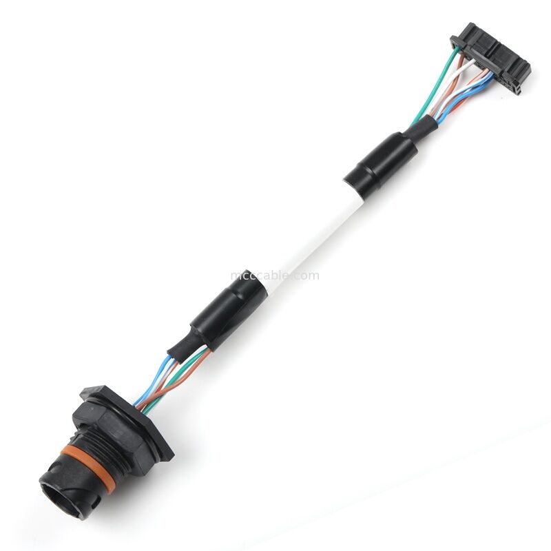 Custom Samtec ACRK-12 Circular to Molex Micro-Lock 26-Pin Cable Assembly | CAT6A