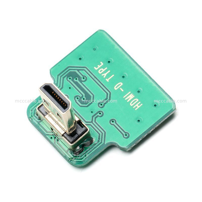 Προσαρμοσμένη συναρμολόγηση καλωδίου Micro HDMI σε Mini HDMI Micro Coax για ενσωματωμένα συστήματα οθόνης