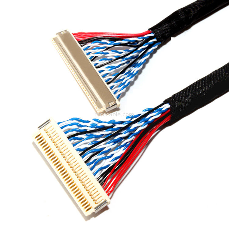 FI X30H Lvds 30 καρφίτσα 30 32 36 συνδετήρας AWG JAE για το συνδετήρα επίδειξης επιτροπής LCD lvds