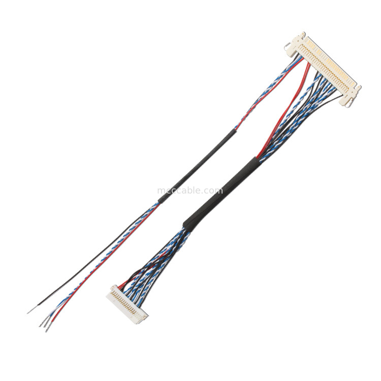 Καλώδιο Lvds 30 καρφιτσών, επιτροπή Fi X30HL Β 30 καρφιτσών LCD στο καλώδιο Lvds της δεκαετίας του '20 DF19
