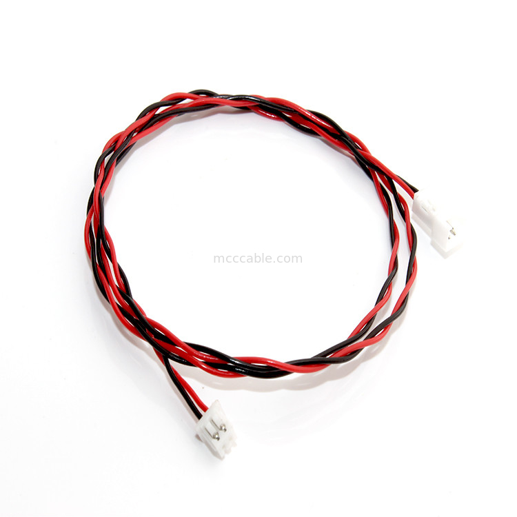 Λουρί 2pin JST PH2.0 καλωδίων συνήθειας για τον ηλεκτρικό συνδετήρα επίδειξης ποδηλάτων lvds