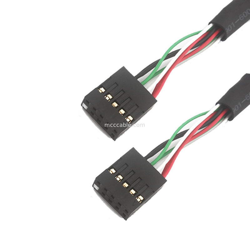 λουρί BB καλωδίων 2.54mm διπλό Usb σε Sbc 10 POS MOLEX 22552101 καλώδιο