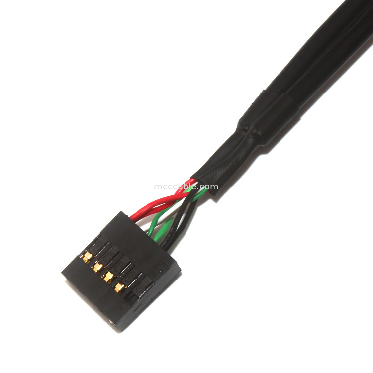 10 καρφίτσα 30AWG 2.54mm συνέλευση 150mm μήκος Molex 22-55-2101 καλωδίων Molex πισσών
