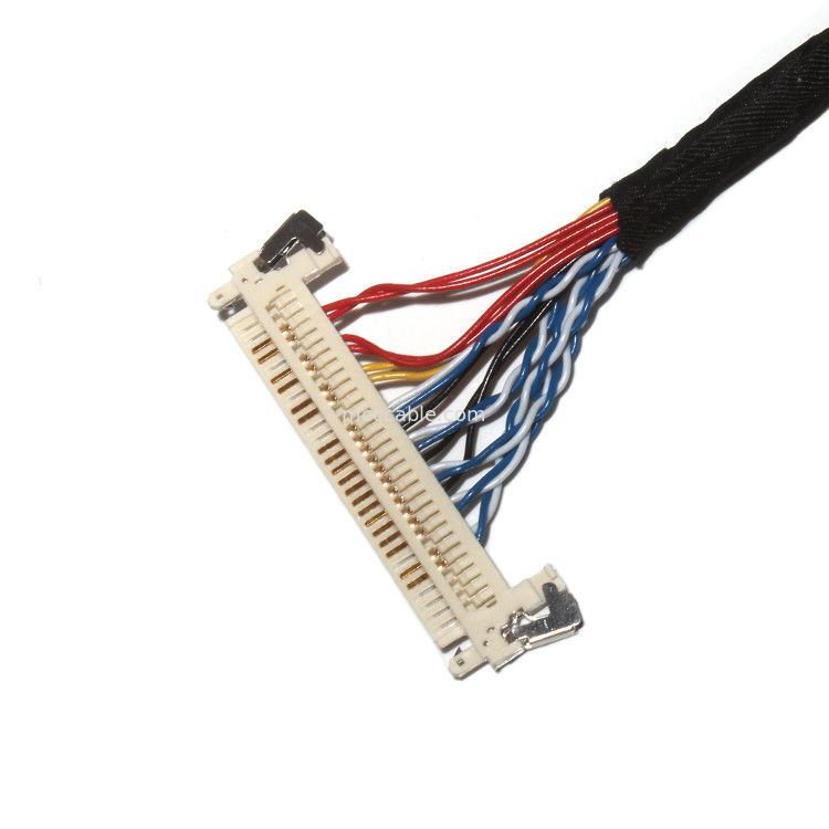 Προσαρμόστε το μήκος 2.0mm Pitch Lvds Cable Assembly 30 Pin  DF11-24DS-2C σε FI-X3OHL OEM/ODM