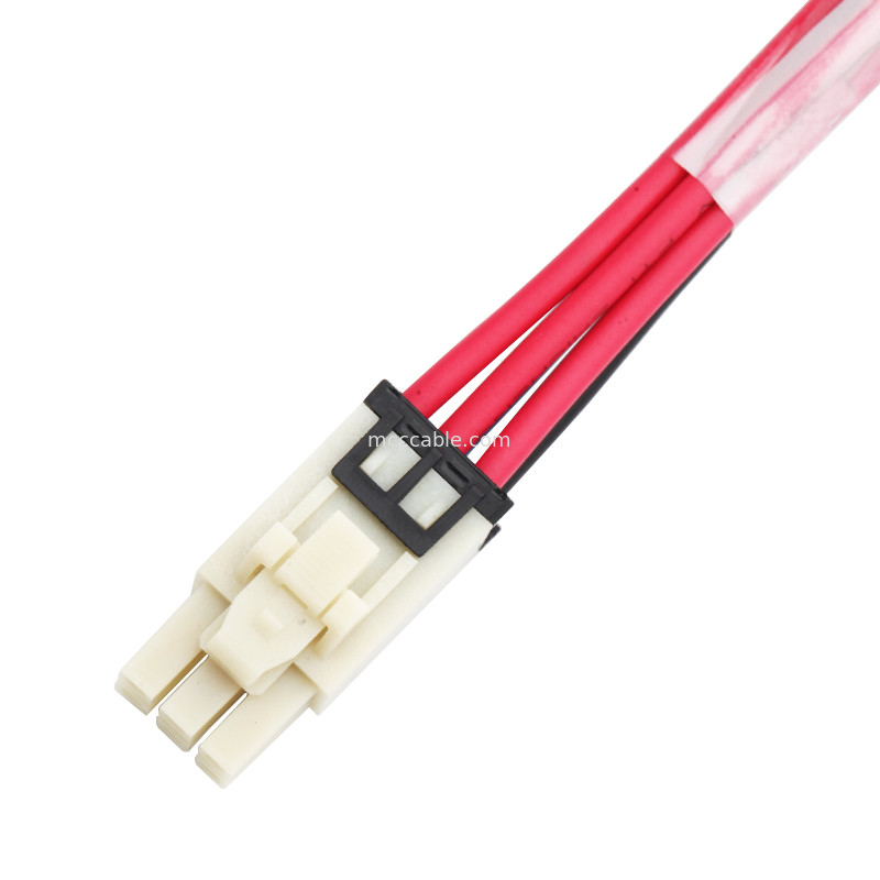6 καρφίτσα 100mm συνέλευση καρφίτσα 1722582106 έως 4 TE 208130-1 Molex λουριών καλωδίων μήκους