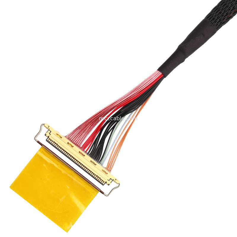 36AWG Lvds Συγκρότημα καλωδίων I  20453-240t-01 έως 20453-240t-01 40P 0,4 mm Στρίψιμο