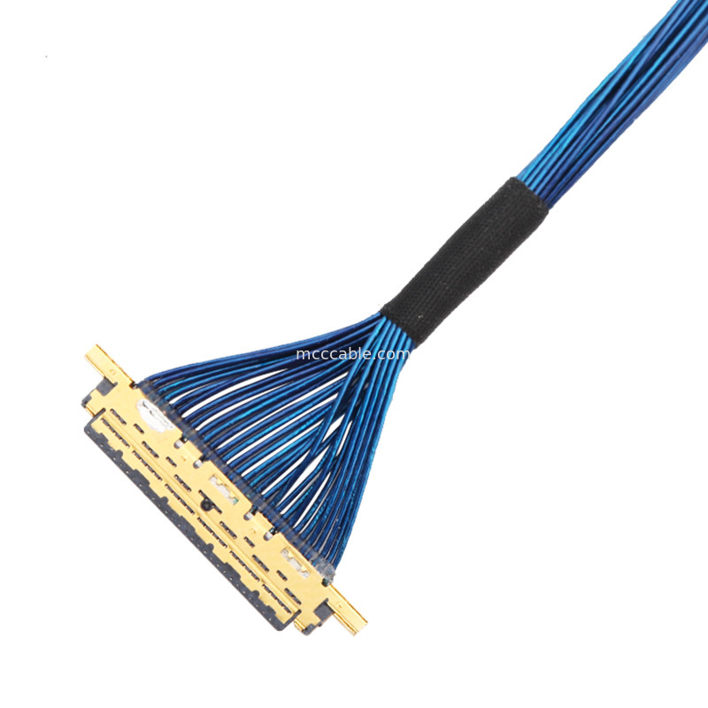 Μικρο-Κοασιαλ 20453-230T-03 έως 20453-230T-03 Lvds Edp Συγκρότημα καλωδίων 0,5mm Στροφή