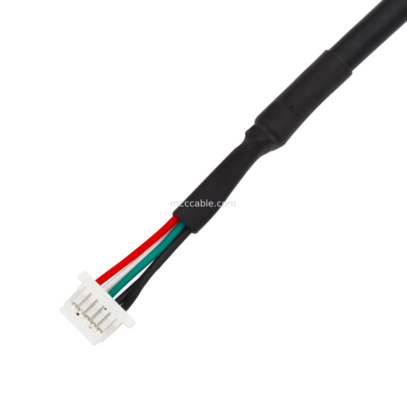 28AWG συνέλευση JST phr-5P καλωδίων λουριών των οδηγήσεων στην πίσσα SH1.0 5P 1.0mm