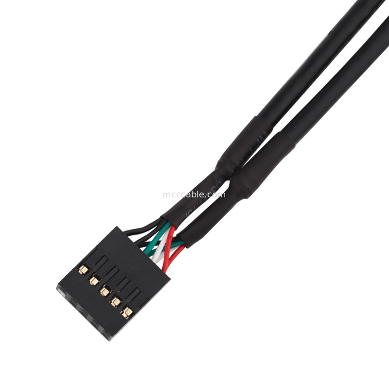 28AWG συνέλευση JST phr-5P καλωδίων λουριών των οδηγήσεων στην πίσσα SH1.0 5P 1.0mm