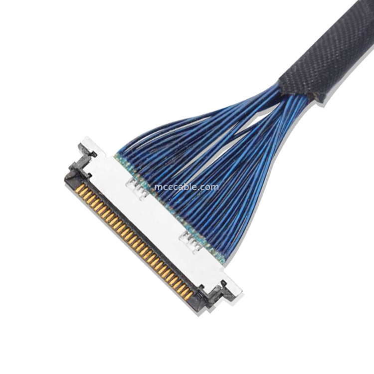 Προσαρμοσμένο μήκος LVDS Micro Coaxial Cable 0.4mm 20453z-030 SD έως 20347 με μηχανική κλειδαριά