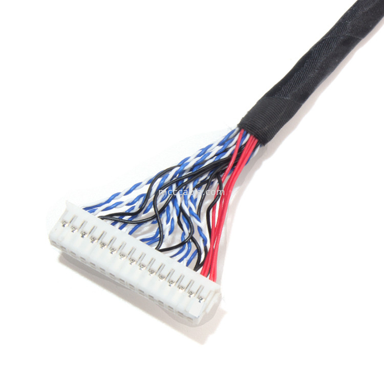 26AWG συνέλευση 1.0mm πίσσα JAE αποτύπωση-30ssl-HF καλωδίων LCD LVDS στο EDP ΩΡΏΝ Df13