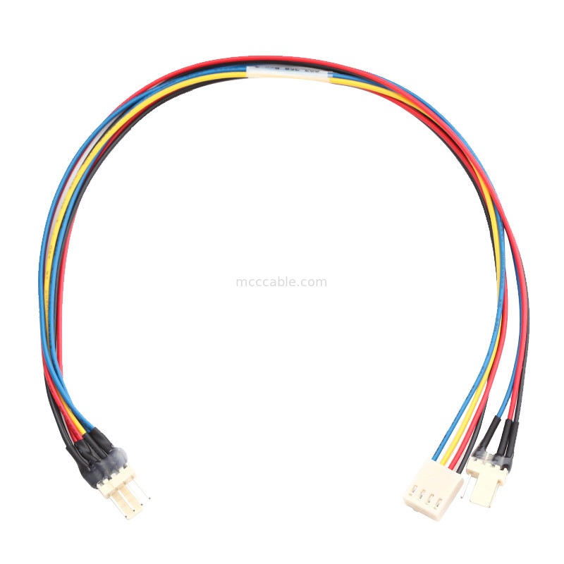 JST JH 2.5mm 4 καρφίτσα Molex 4 καλώδιο συνδετήρων καρφιτσών 4 συνελεύσεων καλωδίων ανεμιστήρων Υ καλωδίων lvds