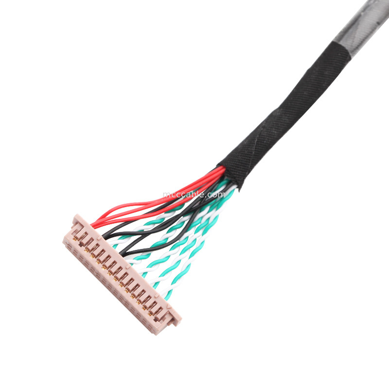 30 συνέλευση WL1258h-20P καλωδίων καρφιτσών LVDS στις ΏΡΕΣ df13-2 lvds συνδετήρας επίδειξης