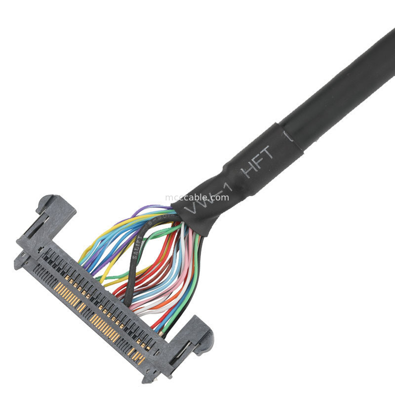 ΩΡΕΣ 1.25mm df14-δεκαετία του '30-1.25C σε JAE 0.5mm ΠΛΗΡΟΦΟΡΙΚΉ συνέλευση καλωδίων Fi-RE51HL LVDS