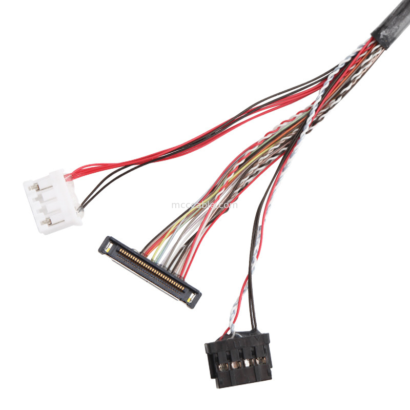 Jst phr-4  20453-240t-03 στη συνέλευση καλωδίων λουριών 20380-R30t-06 lvds